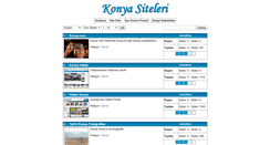 Desktop Screenshot of konyasiteleri.com
